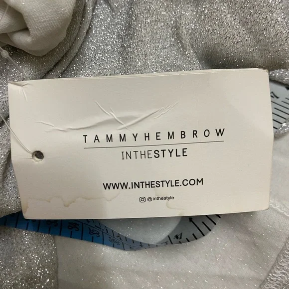 Silver Dress.Size - M - Picture 10 of 10